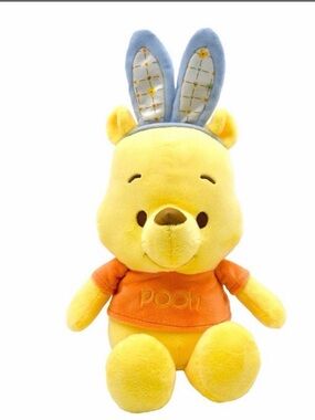 NEW Disney Baby Winnie the Pooh Yellow Plush Bunny Ears 12.5 inch stuffed nwt